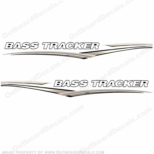 Bass Tracker Boat Graphic Decals - Tan INCR10Aug2021