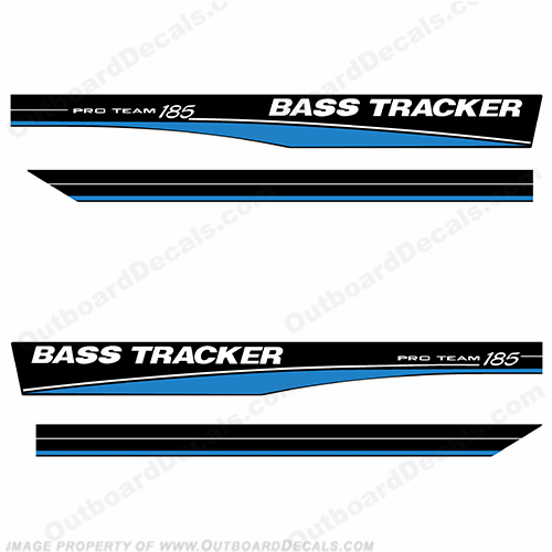 Bass Tracker Pro Team 185 Decals - Blue INCR10Aug2021