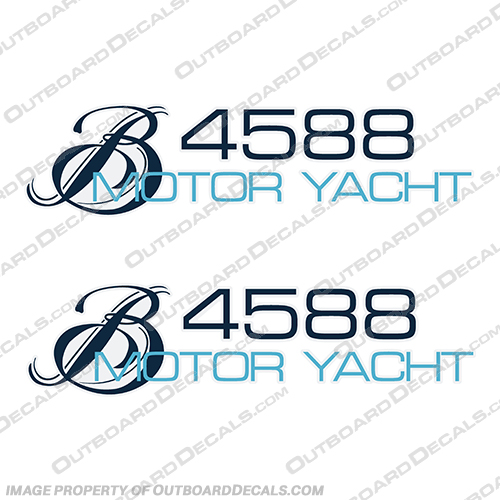 Bayliner Boats Motor Yacht 4588 Decals  boat, logo, decal, bay, liner, bayliner, motor, yacht, Motor Yacht, 4588