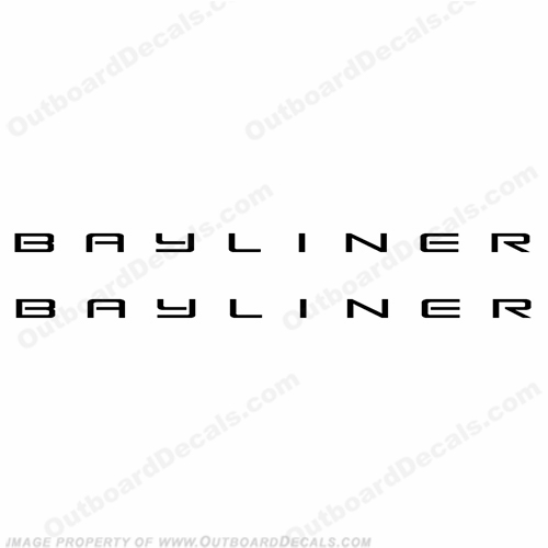 Bayliner Boats Logo Decals - Any Color! (Set of 2) - Pick Size! INCR10Aug2021