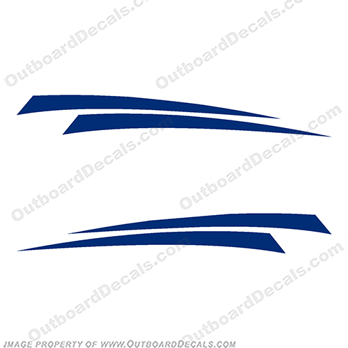 Boat Hull Graphics Stripes - Choose Color! boat, hull, side, stripe, decal, graphic, sticker, decals,INCR10Aug2021 