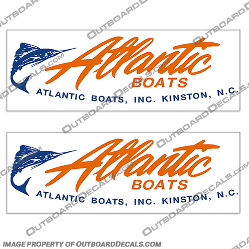 Atlantic Boats Decal Kit Atlantic, Boat, Boats, Decal, Kit, 2, 2 Decal, 2 Decals