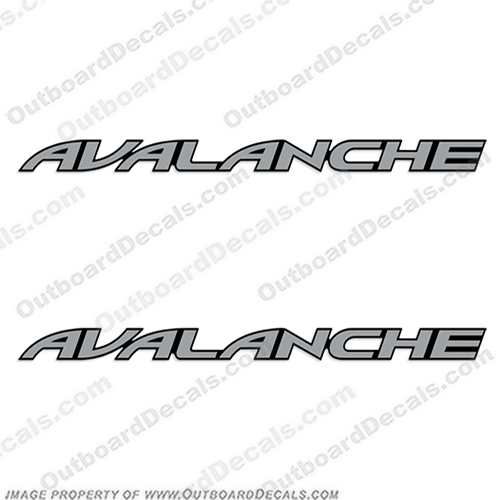 Bass Tracker Avalanche Logo Decals (Set of 2)  INCR10Aug2021