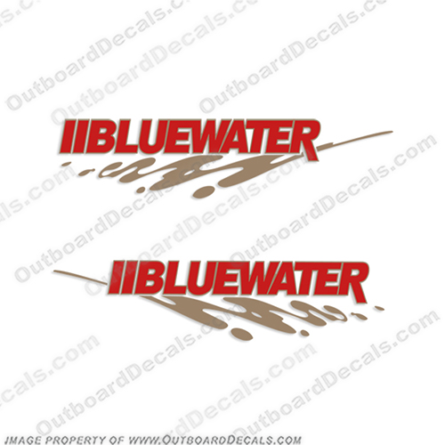 Bluewater 2850 Boat Decals with Graphics boat, decals, bluewater, 2580, hull, graphics, fishing, saltwater, stickers