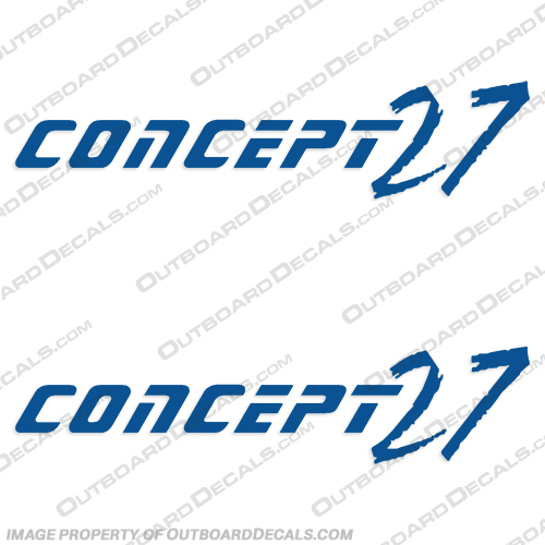 Concept 27 Logo Decals (Set of 2) Concept, 27, Logo, Decal, Decals, Set, of, 2, two, 