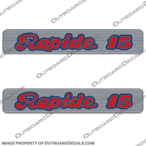 Cruise Craft Rapide 15 Boat Logo Decals (Set of 2) cruise, craft, rapide, 15, boat, logo, decal, decals, set, of, 2, stickers, outboard, engine, motor, logos, 