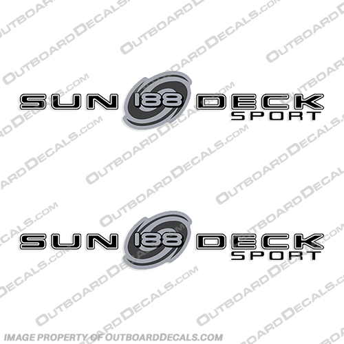 Sun Deck Sport 188 Hurricane Godfrey Marine Boat Logo Decals Sun, Deck, Sport, 188, Hurricane, Godfrey, Marine, Boat, Logo, Decal, Decals,