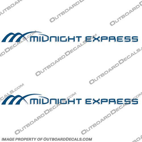 Midnight Express Decals with M - Any Color Midnight, Express, Decal, Decals, with M, M, Set of 2, Any, Color, Any Color