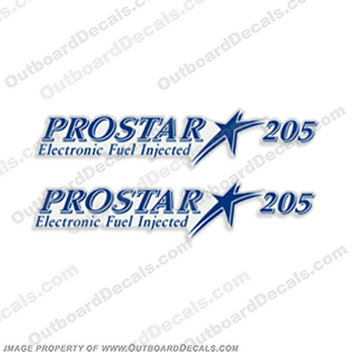 Mastercraft Pro Star 205 Boat Decals - 2 Color!  boat, decals, prostar, pro, star, mastercraft, outboard, stickers