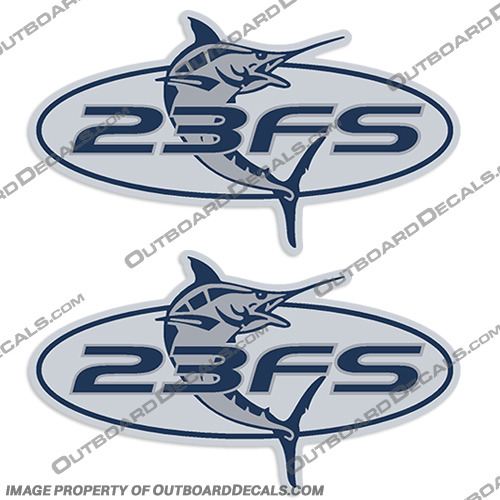 Regulator 23FS Boat Decal Kit - (Set of 2) Regulator, 23, 23FS, Boat, Decal, Kit, Decals, set, of, 2, two, hull