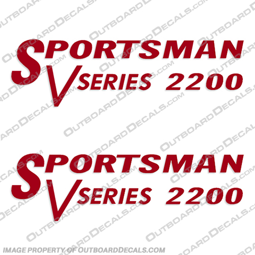 Sea Sport Sportsman V Series 2200 Boat Decals (Set of 2) seasport, sea-sport, sea, sport, sportsman, v, series, 2200, Boat, Decal, Decals, set, of, 2, two,