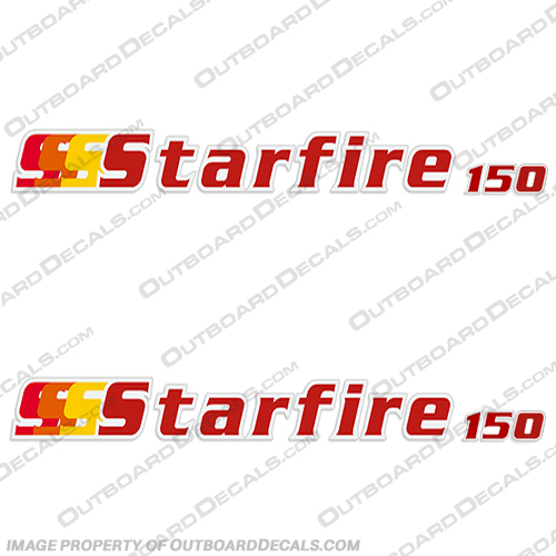 Skeeter Starfire 150 Decals (Set of 2) star fire, star, fire,150, Skeeter, Decal, Decals