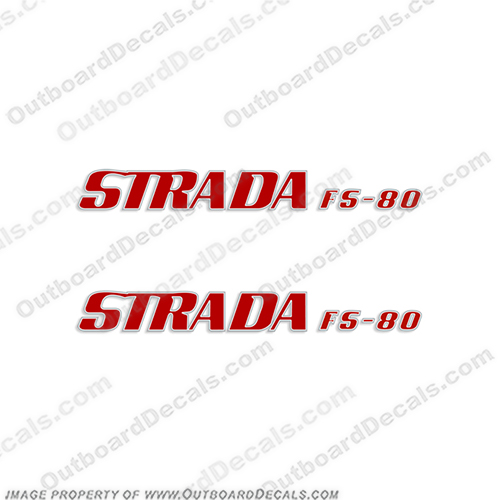 Skeeter Strada FS-80 Boat Logo Decals - (set of 2) boat, decals, skeeter, strada, fs-80, bass, fishing, stickers