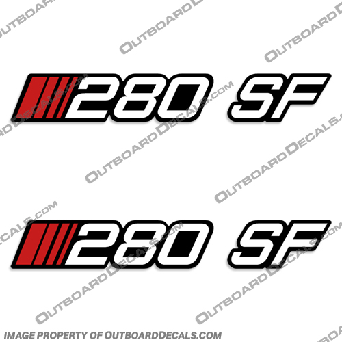 Stratos 280 SF (Ski/Fish) Boat Decals (Set of 2) stratos, boats, 280, boat, label, decal, sticker, kit set, decals, stickers, fs, set, fish, ski, 