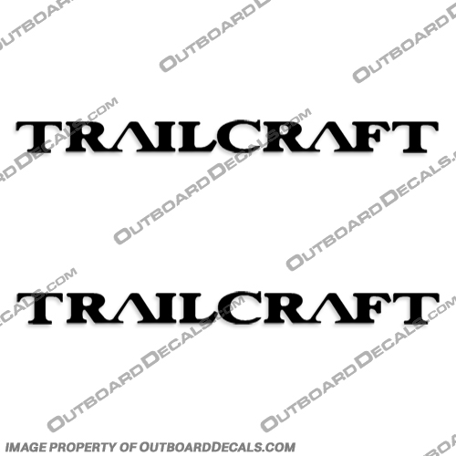 Trailcraft Boat Decals- Set of 2 - ANY COLOR! trailcraft, trail, craft, boat, decals, decal, set, of, 2, two, stickers, logos, hull, any, color, 