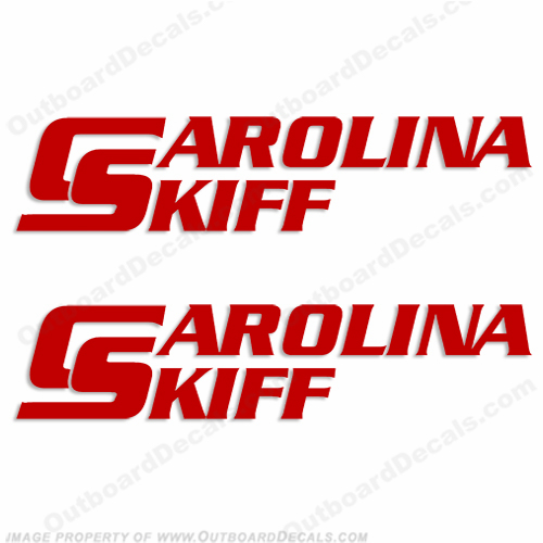 Carolina Skiff Boat Decal (Set of 2) - Any Color! INCR10Aug2021