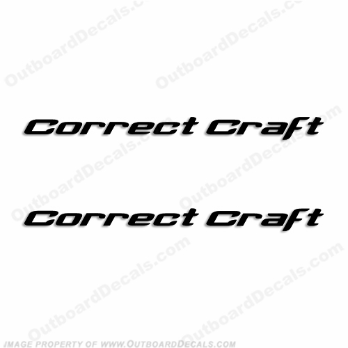 Correct Craft Boat Decals - (Set of 2) Any Color! INCR10Aug2021