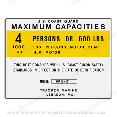 Tracker Marine Pro 17 - 4 Person INCR10Aug2021