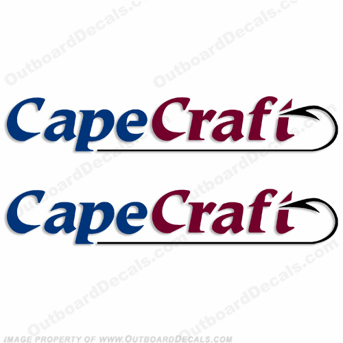 Cape Craft Boat Decals (Set of 2) INCR10Aug2021