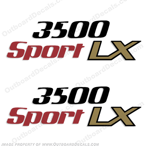 Century Boats 3500 Sport LX Logo Decals (Set of 2) INCR10Aug2021