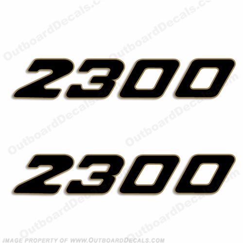 Century Boats 2300 Logo Decals (Set of 2) INCR10Aug2021