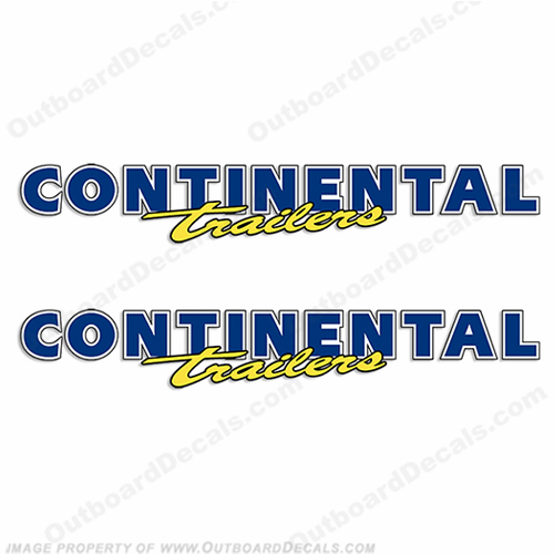 Continental Trailer Decals (Set of 2) - New Style INCR10Aug2021