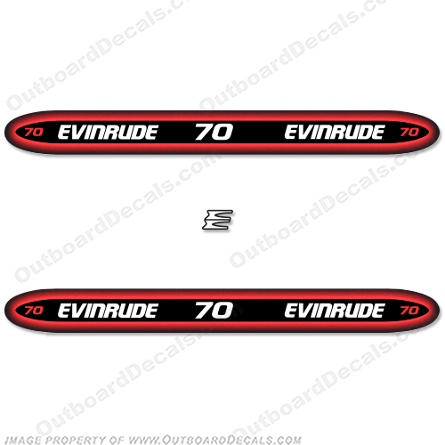 Evinrude 70hp Decals - 1998 70, 70 hp, 98, 0285059, INCR10Aug2021