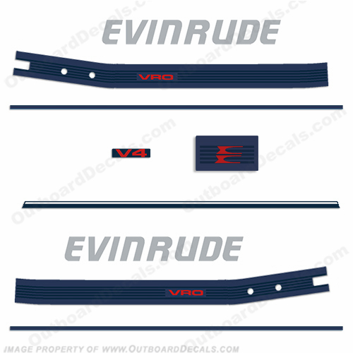 Evinrude 1986 140hp Decal Kit INCR10Aug2021