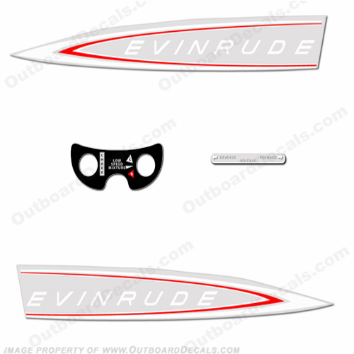 Evinrude 1964 18hp Decal Kit INCR10Aug2021
