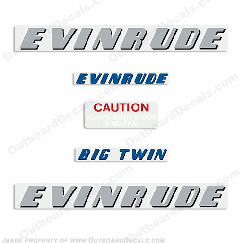 Evinrude 1952 25hp Decal Kit INCR10Aug2021