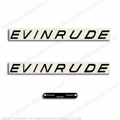 Evinrude 1963 28/35/40hp Decal Kit INCR10Aug2021