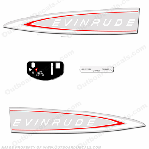 Evinrude 1964 5hp Decal Kit 