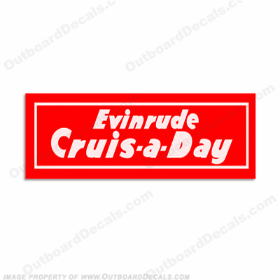 Evinrude 1950-1951 Crus-a-day Decal INCR10Aug2021