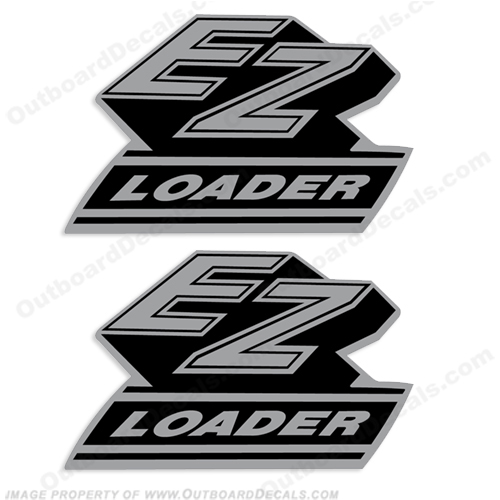 EZ Loader Trailer Decals (Set of 2) - Style 1 e z, e-z, easy loader, INCR10Aug2021