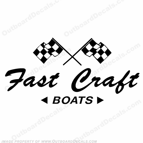Fast Craft Boat Decal - Any Color! INCR10Aug2021