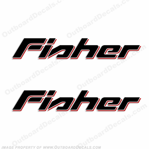 Fisher Boat Decals - 2 Color! INCR10Aug2021