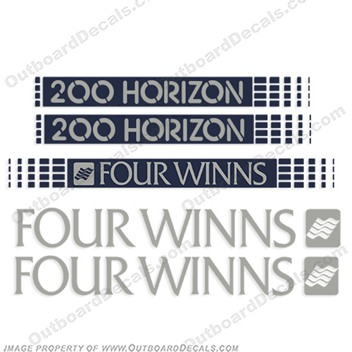 Four Winns 200 Horizon Boat Decal Package  fourwinns, four, winns, horizon, 200, INCR10Aug2021