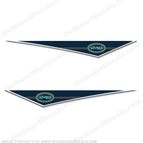 Grady White Voyager 248 Pendant Decals for early 90s boats (1999 and up models are available in a separate listing) INCR10Aug2021