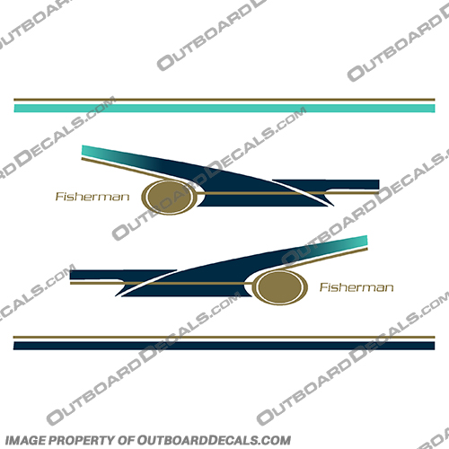Grady White Boats Fisherman Style Stripes Decals grady,white, gradywhite, grady white, boat, boats, fisherman, style, stripe, stripes, decal, decals