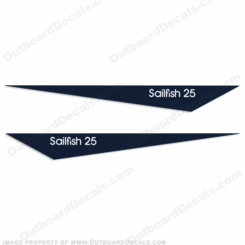 Grady-White Sailfish 25 Decals INCR10Aug2021
