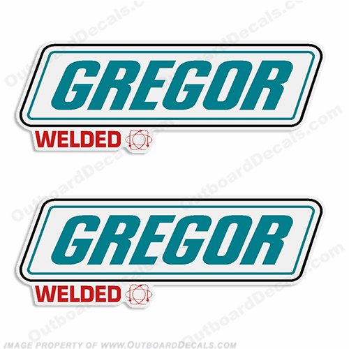 Gregor Boat Decals (Set of 2) - Style 2 INCR10Aug2021