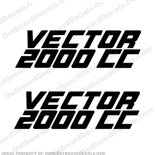 HydraSports Vector 2000 CC Decal (Set of 2) boat, decals, hydra, sports, vector, 2000, cc, logo, stickers, decal, sport, hydrasports, hydrasport, hydrosport, hydrosports, INCR10Aug2021