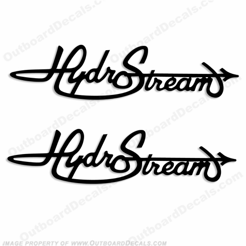 HydroStream Boat Logo Decals (Set of 2) - Any Color! INCR10Aug2021
