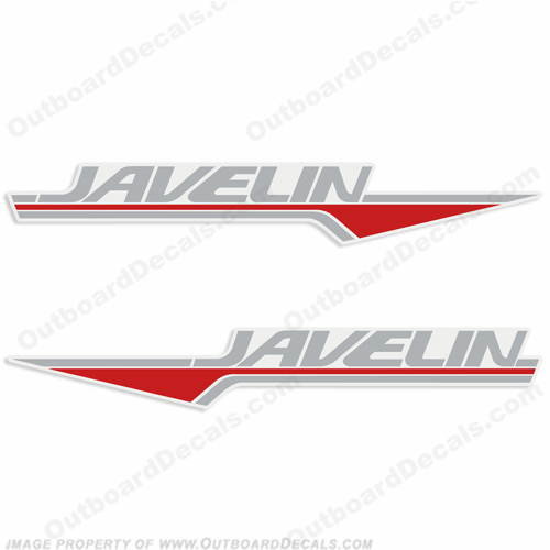 Javelin Boat Decals (Set of 2) - 2 Color! INCR10Aug2021