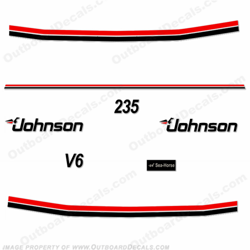 Johnson 1983 235hp Decals INCR10Aug2021