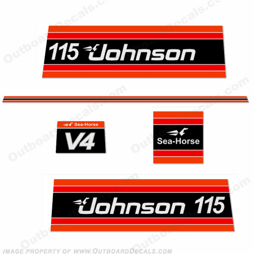 Johnson 1981 115hp Decals INCR10Aug2021