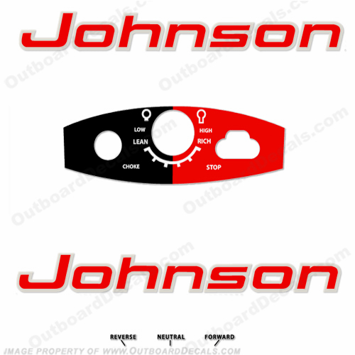 Johnson 1963 18hp Decals INCR10Aug2021