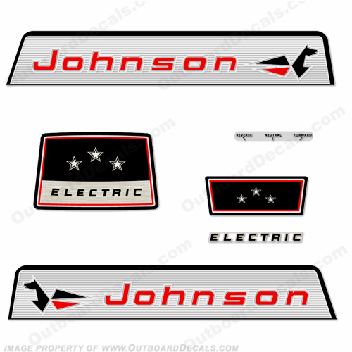 Johnson 1964 28hp Electric Decals INCR10Aug2021