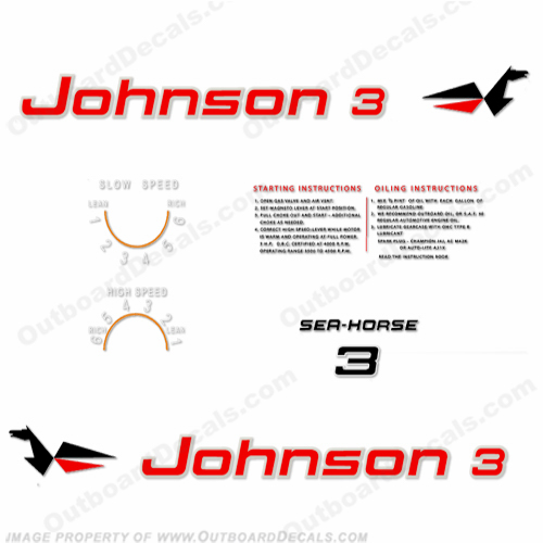 Johnson 1962 3hp Decals INCR10Aug2021