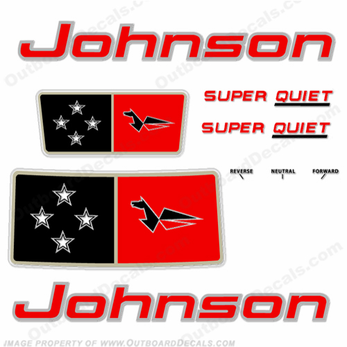 Johnson 1962 40hp - Super Quiet Decals INCR10Aug2021